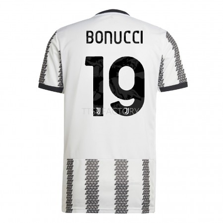 Fußballtrikots Juventus Bonucci 19 Heim Trikotsatz 2022-2023